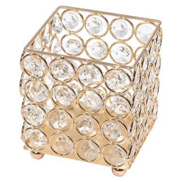 Suport Pensule Unghii Diamond Crystal LUXORISE - Gold