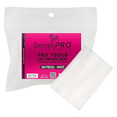 Servetele Unghii Pro Touch - SensoPRO Milano - White - 100 buc