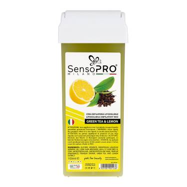 Ceara Epilat Unica Folosinta SensoPRO Milano - Rezerva Green Tea si Lemon 100 ml
