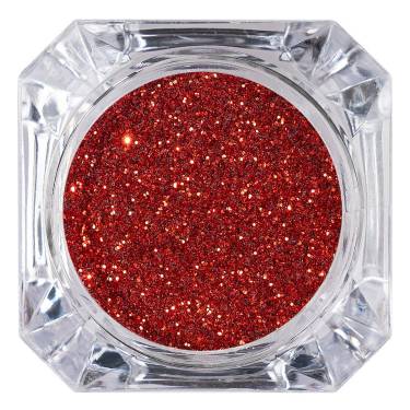 Sclipici Glitter Unghii Pulbere LUXORISE - Intense Red