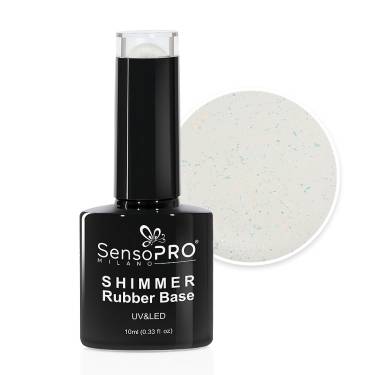Shimmer Rubber Base SensoPRO Milano - #17 Glimmer Prosecco - 10ml